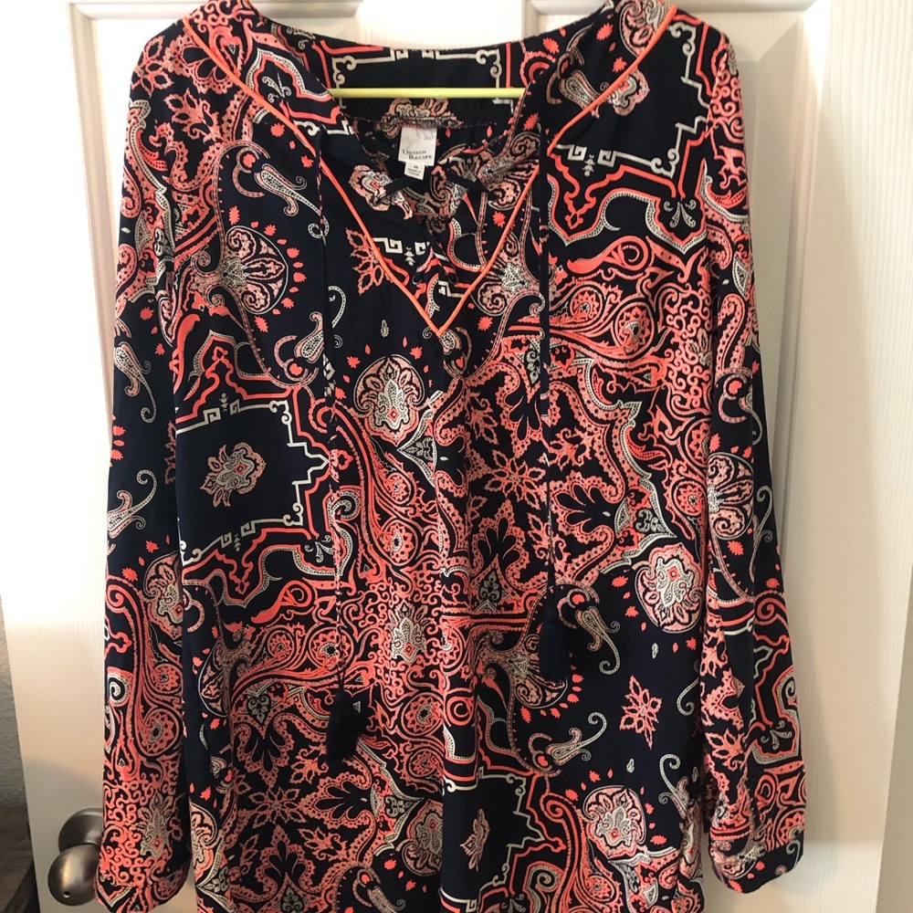 Paisley Print Dress
